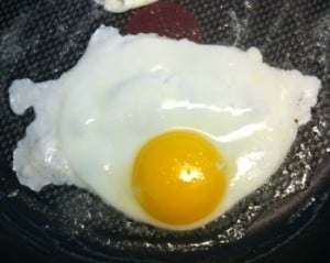 Stekt ägg, bästa frukosten!