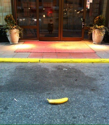 Banan på röda mattan