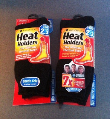 Varma strumpor från Heat Holders