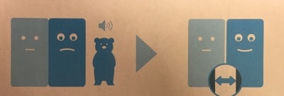 Instruktioner för kylen, en björn piper.