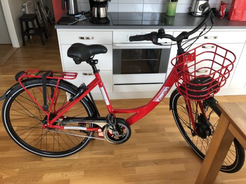 Röd elcykel, Ecoride Ambassador